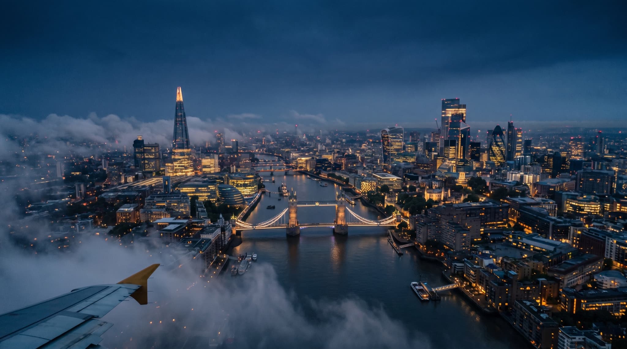 Premium cabin travel from London